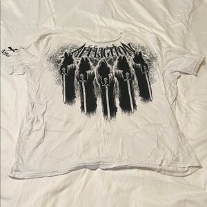 Affliction Black and White Reaper T-Shirt